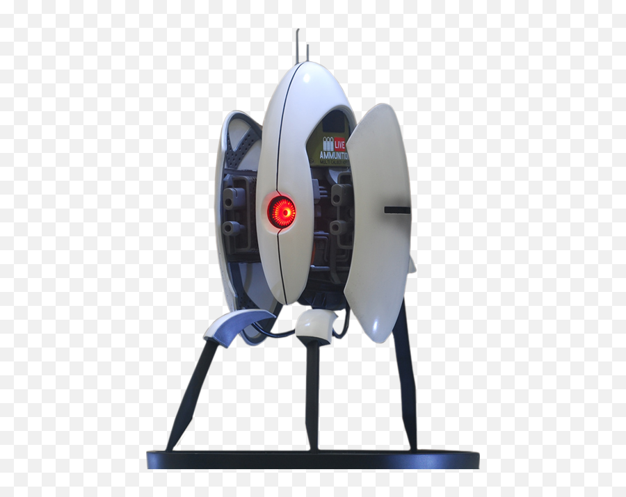 Download Hd Portal 2 Turret Polystone Statue - Portal Turret Portal 2 Turret Buy Png,Portal 2 Logo Png