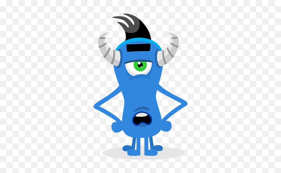 Horned Cyclops Monster Illustration - Transparent Png U0026 Svg Vector Image Funny Monsters,Cyclops Png