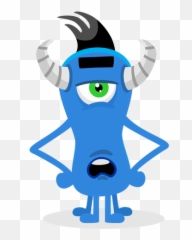 Horned Cyclops Monster Illustration - Transparent Png U0026 Svg Vector Image Funny Monsters,Cyclops Png