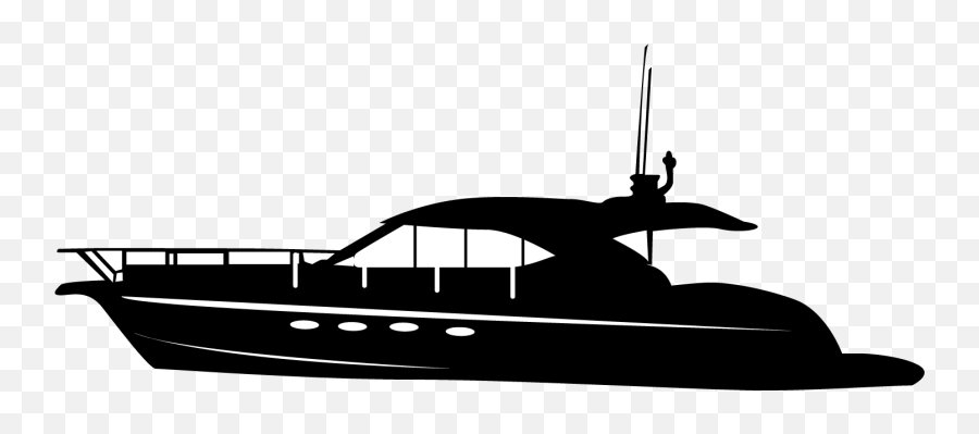 Boat Png Silhouette Transparent - Vector Boat Silhouette Png,Boat Silhouette Png