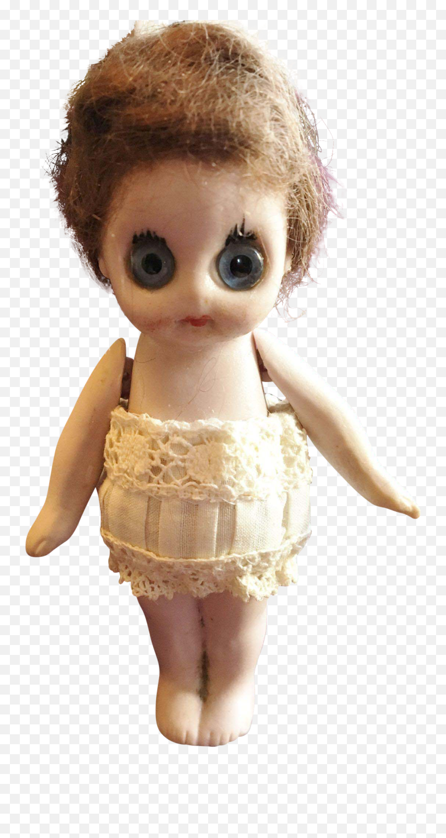 Really Unusual Googly Eye Doll With Huge Eyeballs Dolls - Fashion Doll Png,Googly Eye Transparent