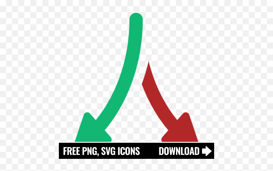 Free Down Curved Arrows Png Svg Icon In 2021 Arrow - Language,Curved Arrow Icon
