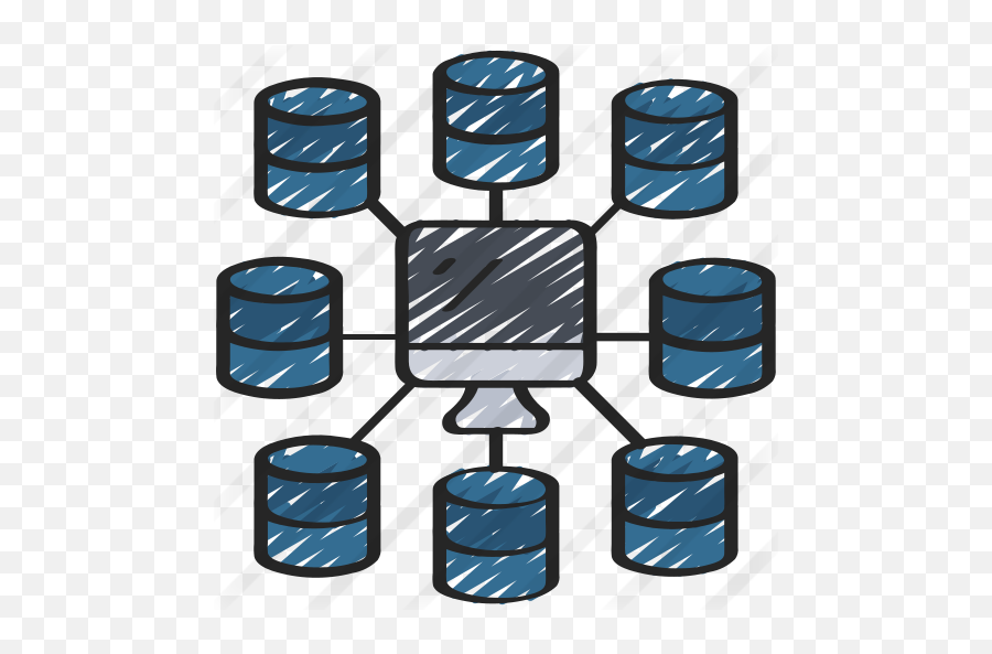 Data Network - Free Computer Icons Cylinder Png,Data Network Icon