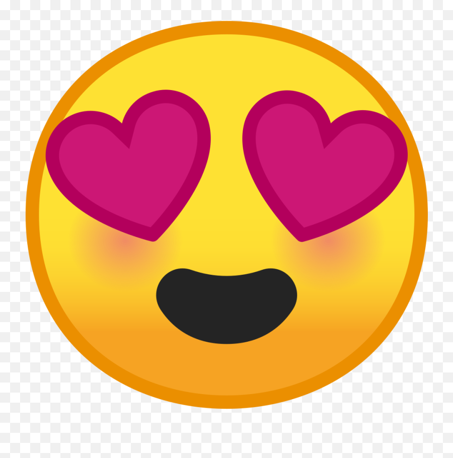 Smiling Face With Heart Eyes Icon - Samsung Heart Eyes Emoji Transparent Background Love Eyes Emoji Png,Big Eyes Icon