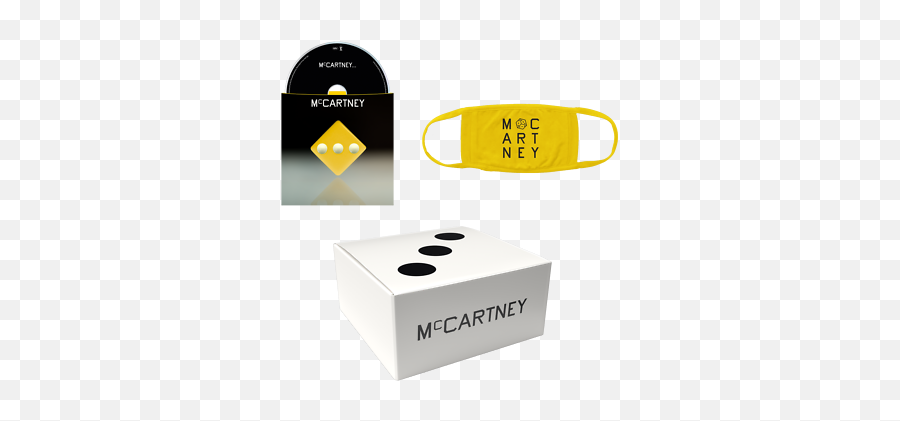 Paul Mccartney Iii Box Set Yellow Edition Secret Demo Cd Face Mask Limited Rare Ebay - Language Png,Hofner Icon Beatle Bass