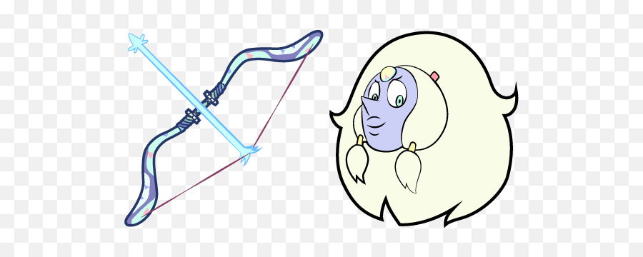Cartoonscursorstwitter - Steven Universe Opal Bow Png,Anime Mouse Icon
