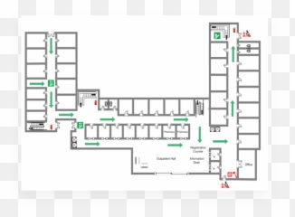 Free Fire Escape Plan Maker Edrawmax Online - Evacuation Of Hospital png