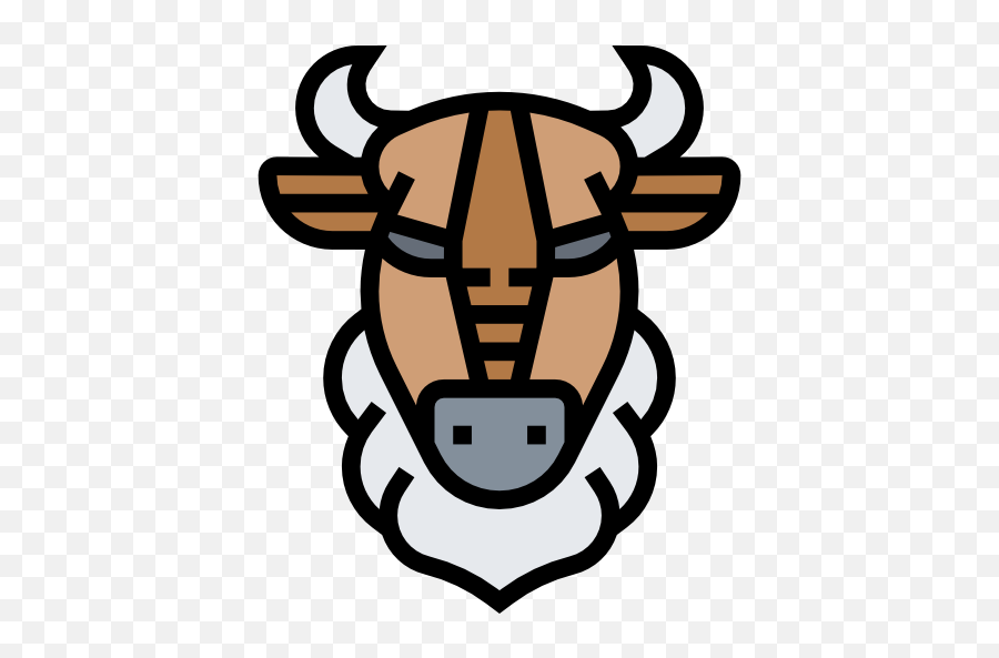 Bison - Free Animals Icons Automotive Decal Png,Bison Icon