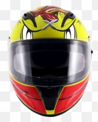 Helmets Bikerz Vault - Axor Street Racing Duck Green Red png