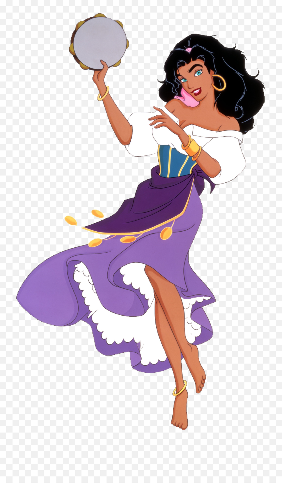 Esmeralda Disney Princess Wiki Fandom Png Characters Transparent Background