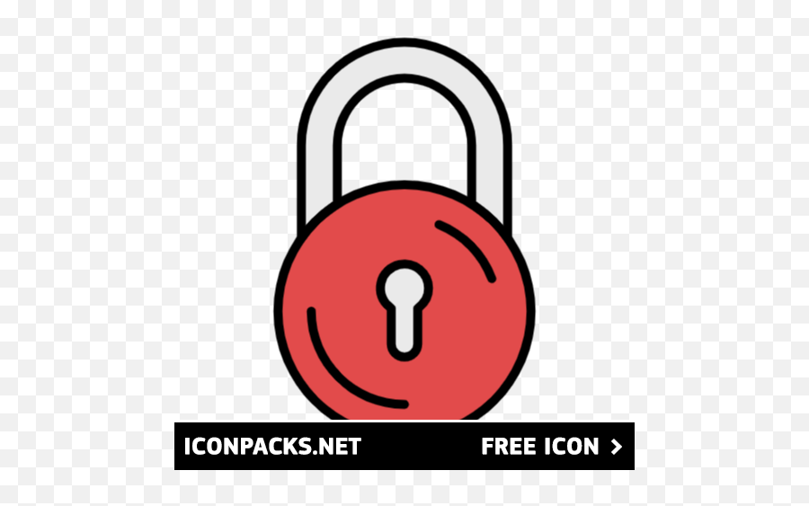 Free Red Padlock Icon Symbol Png Svg Download - Green Thumbs Up Icon,Padlock Icon Vector