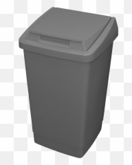 Icon Plastics 27l Charcoal Lift Top Tidy - Bunnings Australia Waste Container Lid png