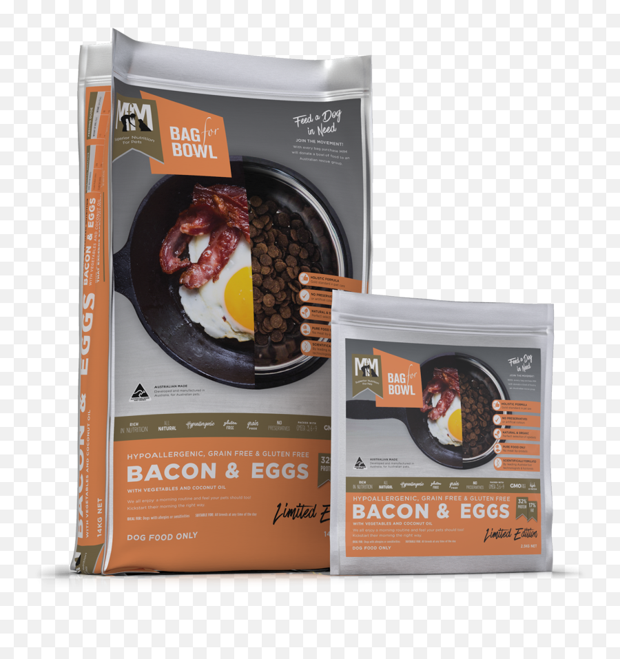 Super Premium All Natural Pork Dog Food Mfm Australia - Meals For Mutts Bacon And Eggs Png,Bacon And Eggs Icon