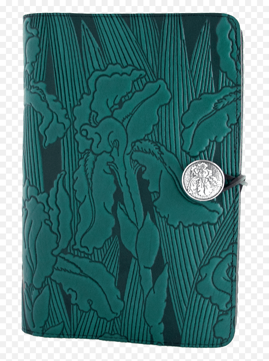 Oberon Design Large Refillable Leather Notebook Cover Iris - Fictional Character Png,Iris Flower Icon