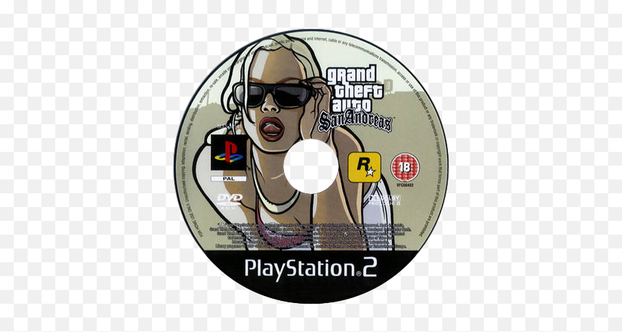 Tip U0026 Tricks Playstation 2 Ps2 Game Disc Cover Art - Gta San Andreas Disc Png,Def Jam Icon Ps2