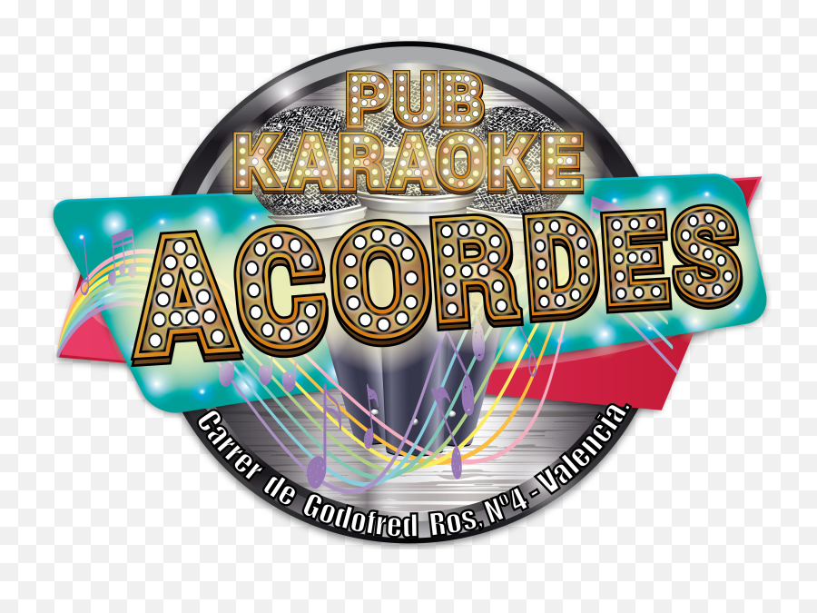 Download Logo Pub Acordes En A4 Png - Logo Karaoke Pub Png Graphic Design,Karaoke Png