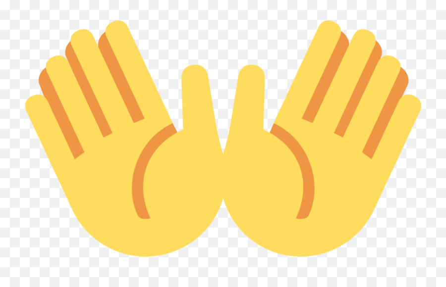 Download Blushing Emoji With Hands - Open Hand Emoji Png Open Hands Emoji Transparent,Hand Emoji Png