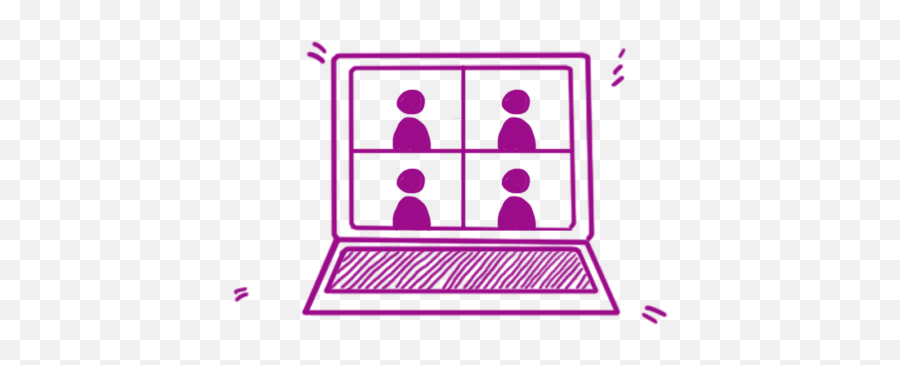 Whatu0027s The Difference Between Virtual Meetings And Online - Laptop Png,Purple Skype Icon