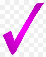 Download Hd Pink Gradient Check Mark Clip Art - Purple Symbol png