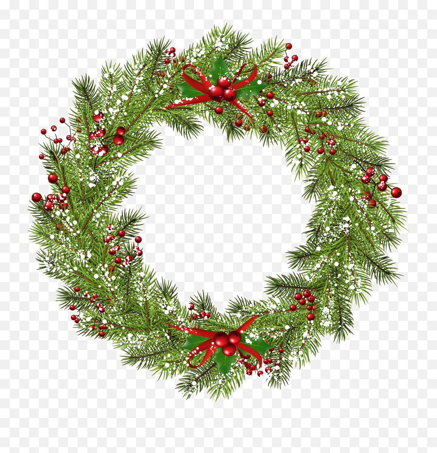 Wreath Png Clip Art Image Pinterest - Christmas Wreath Png Free,Christmas Reef Png