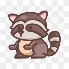 Raccoon Icon - Cartoon Png,Raccoon Png