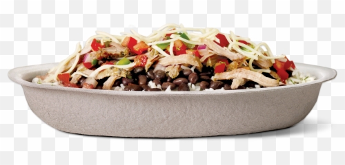 Chipotle - Nutrition Calculator Chipotle Bowl From Side Png,Salad Bowl Png