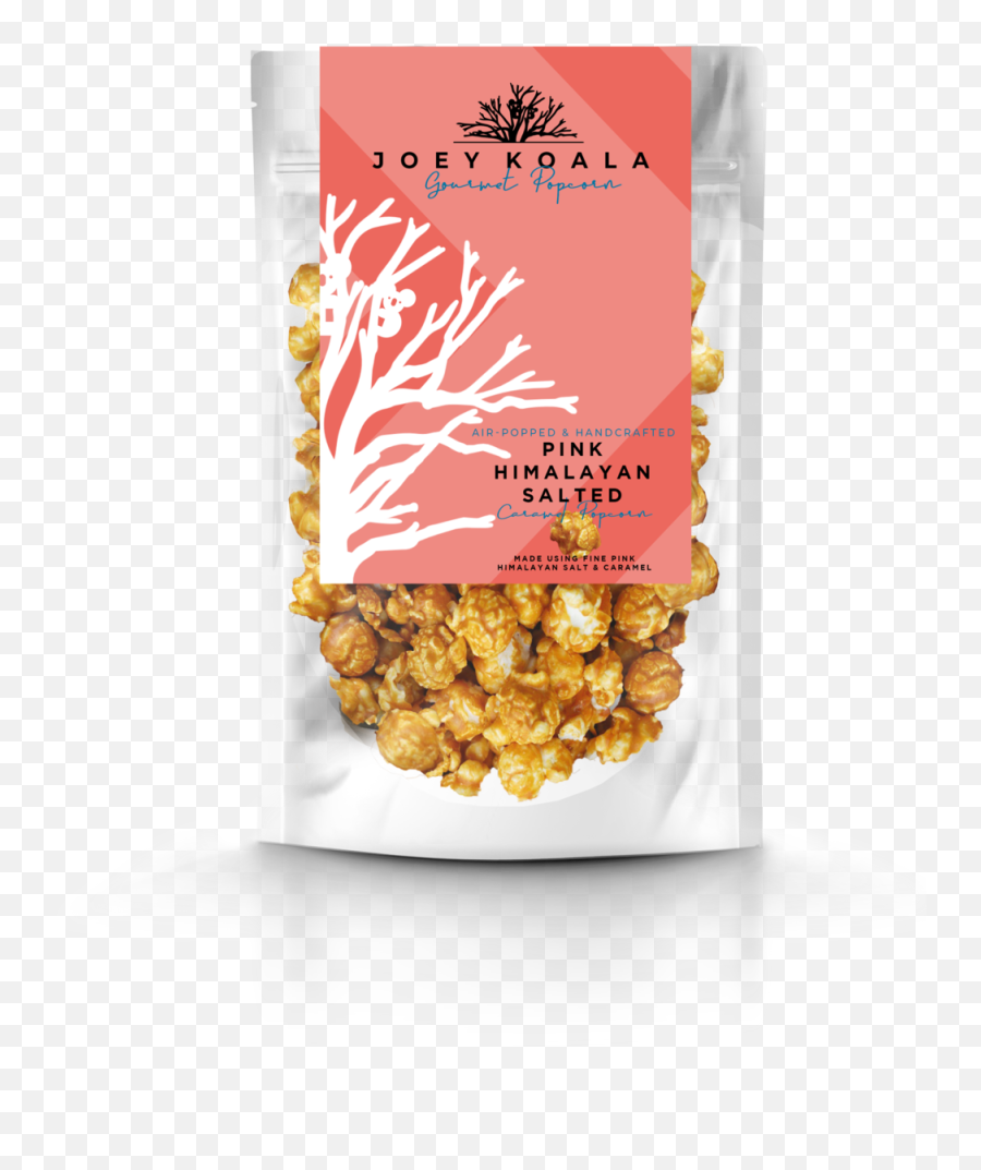Gourmet Pink Himalayan Salted Caramel Popcorn U2014 Joey Koalau2019s - Made Using The Finest Natural Ingredients Banoffee Pie Png,Clear Png