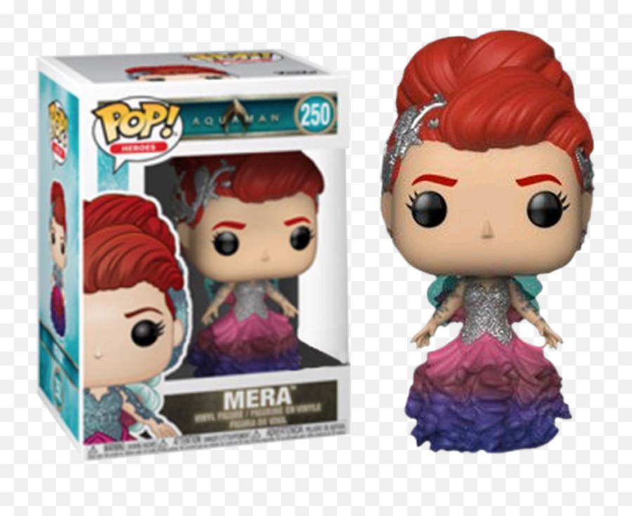 Aquaman 2018 - Mera In Gown Us Exclusive Pop Vinyl Figure Funko Pop Mera Png,Aquaman Transparent