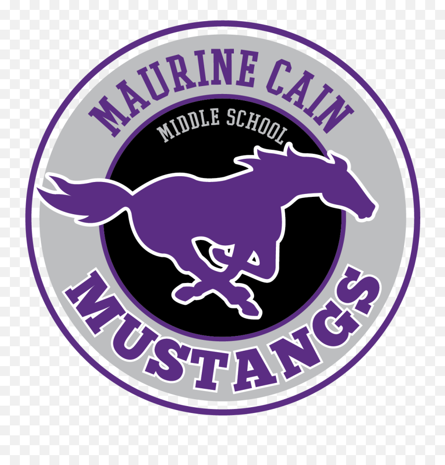 Cain Middle School Homepage - Stallion Png,Mustang Mascot Logo