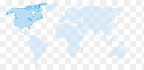North America - World Map Png,North America Png
