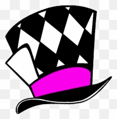 Clip Art Mad Hatter Hat Png - Mad Hatter Hat Clipart,Mad Hatter Hat Png