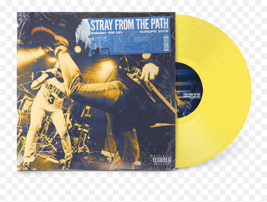 Gold Parental Advisory Png - Stray From The Path Smash Em Up Stray From The Path Smash Em Up Live In Europe 2019,Parental Advisory Sticker Png