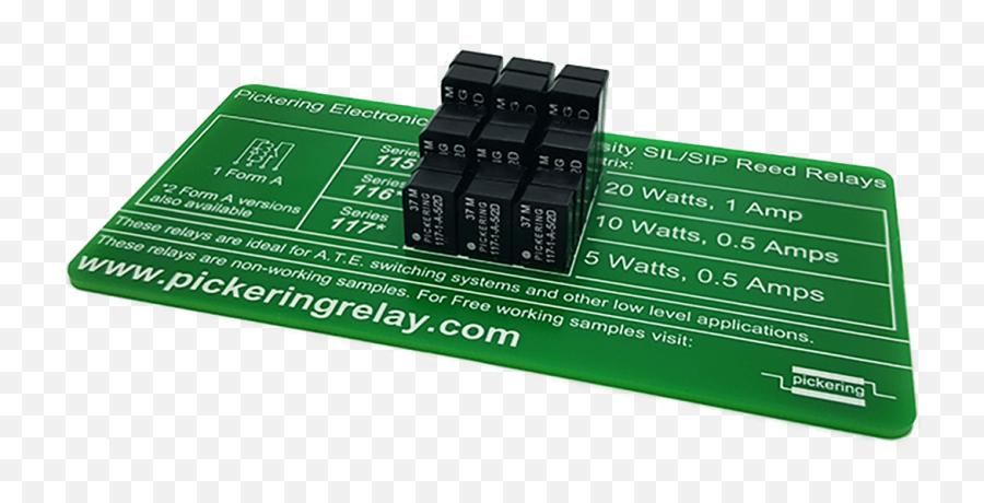 Pickering Present Ultra - High Density Reed Relays At Itc Electronic Component Png,Circuit Board Png