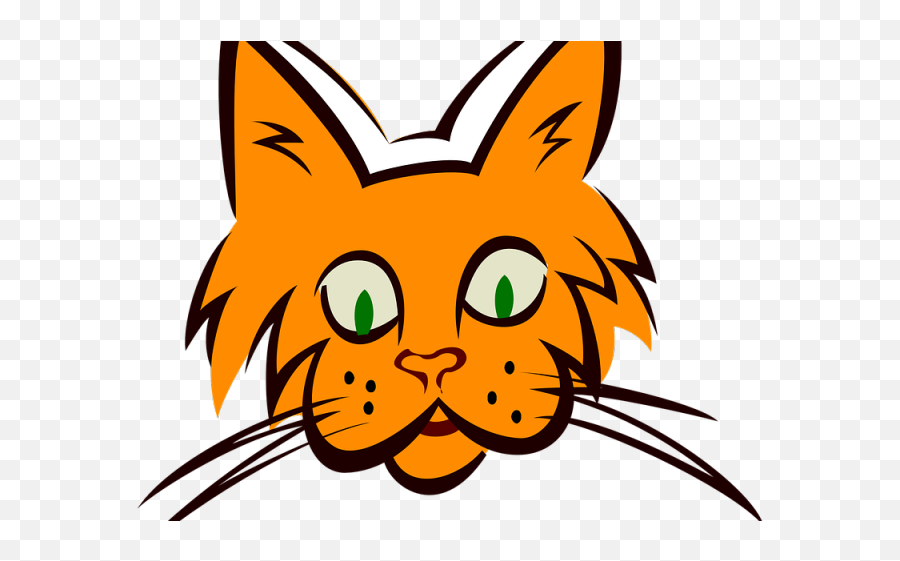 Clipart Orange Cat - Clip Art Png,Orange Cat Png