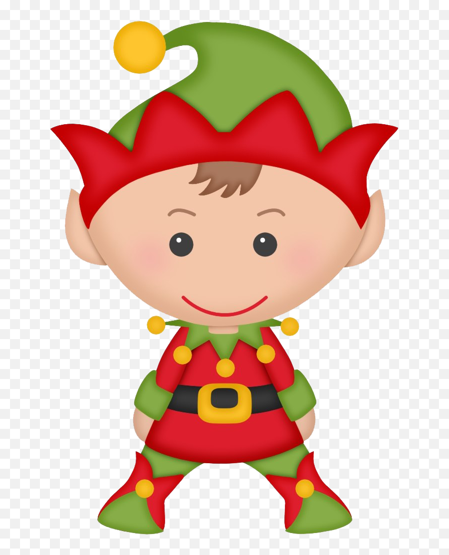 Cute Elf Png Hd Quality - Cute Christmas Elf Clipart,Elf Png