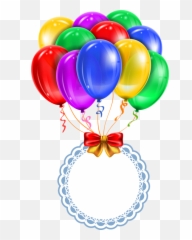 Feliz Cumpleaños Blue Clipart 4 - Balloons Drawing Png,Feliz Cumpleaños Png