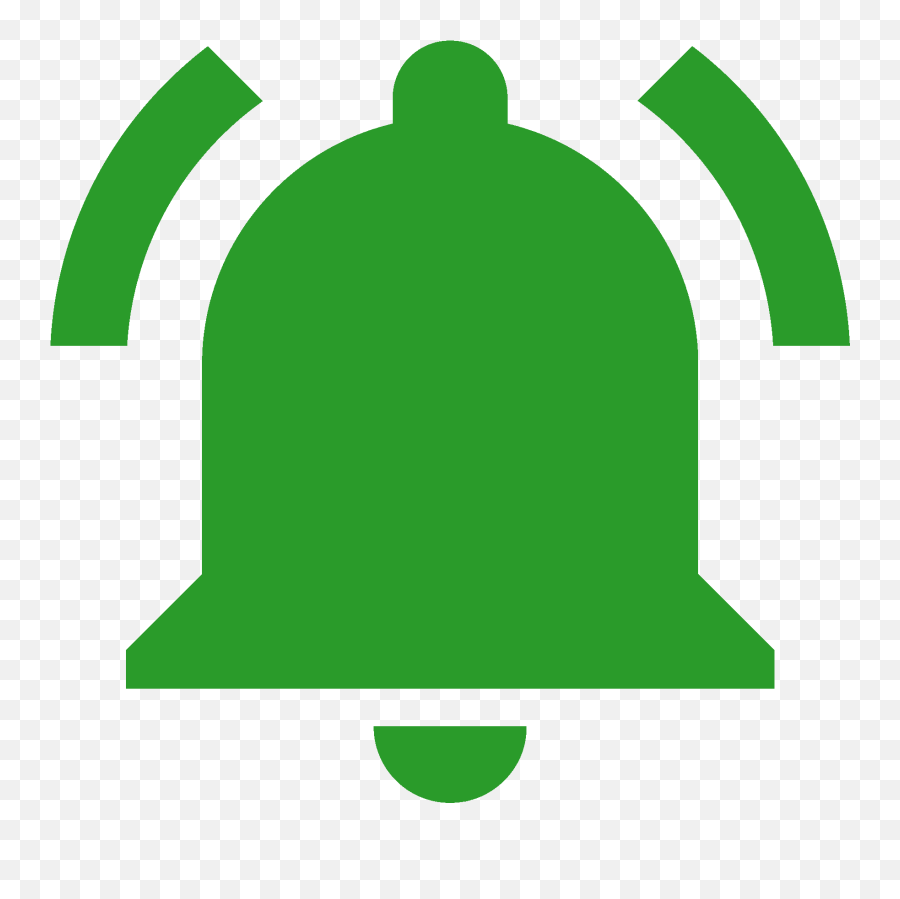 Download Notification Bell Icon Png - Green Bell Icon Png,Bell Icon Png