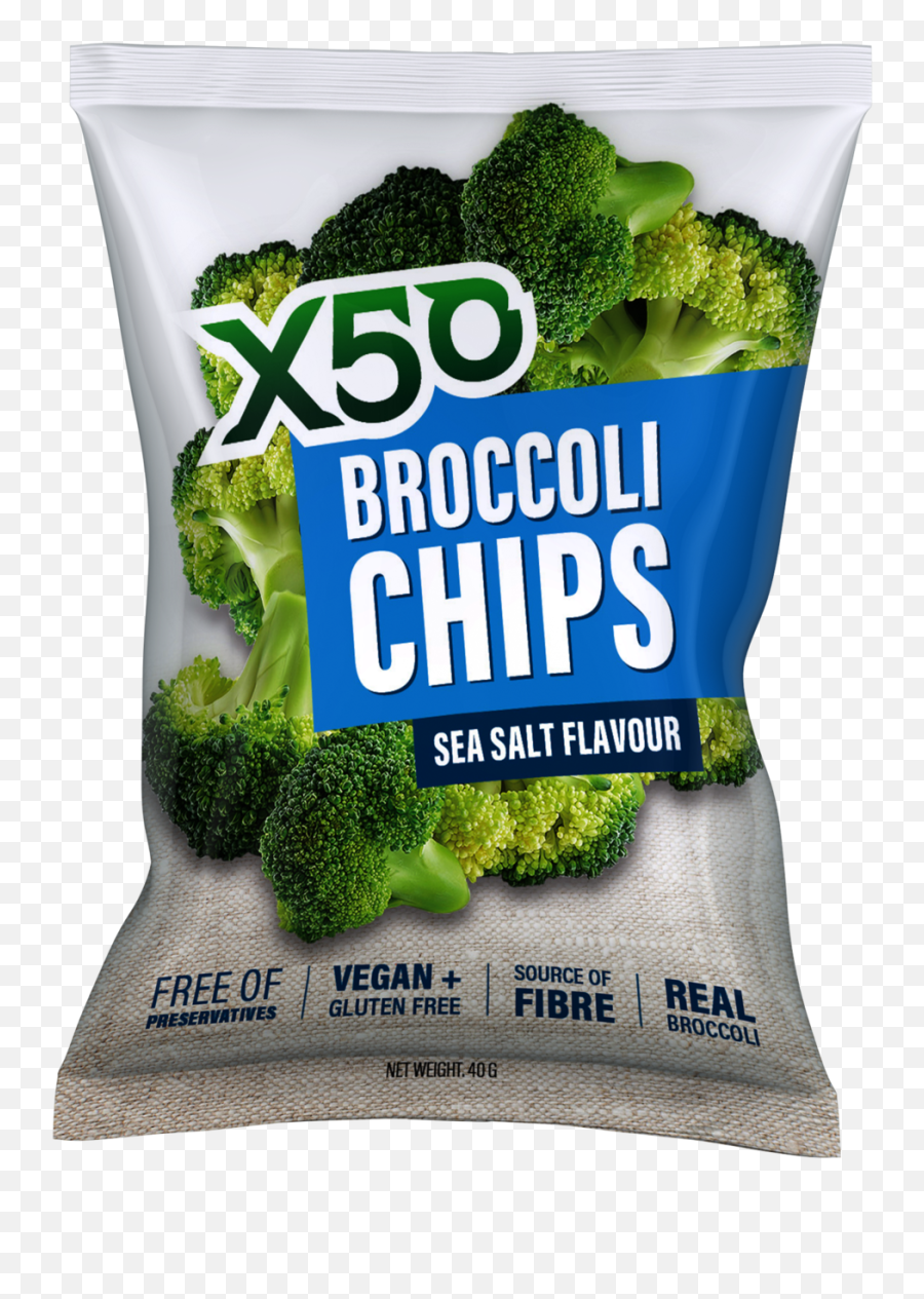 X50 Broccoli Chips - X50 Broccoli Chips Png,Brocolli Png