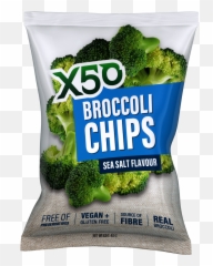 X50 Broccoli Chips - X50 Broccoli Chips Png,Brocolli Png