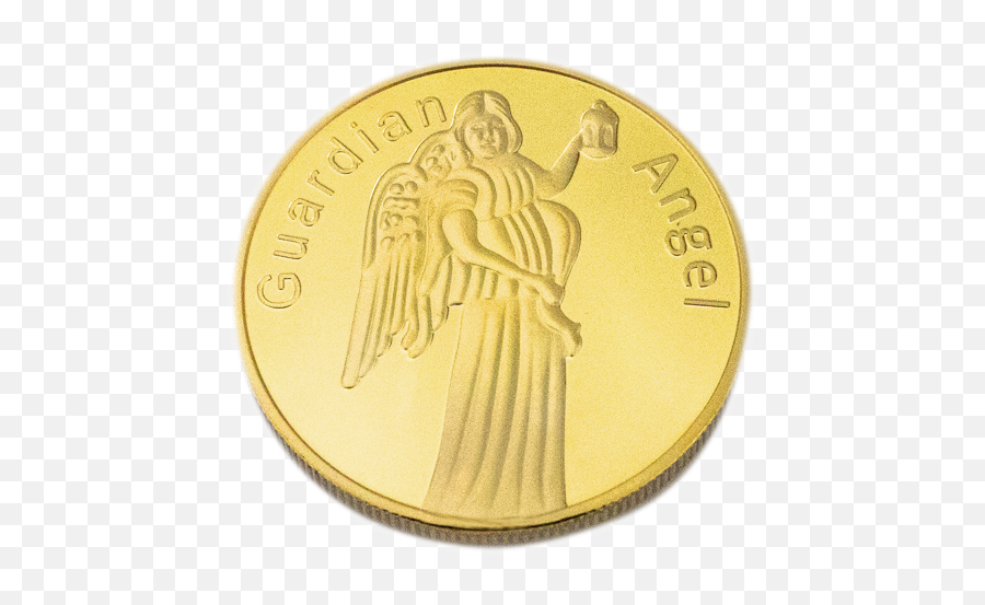 Guardian Angel Coin - Guardian Angel Gold Coin Png,Coin Transparent
