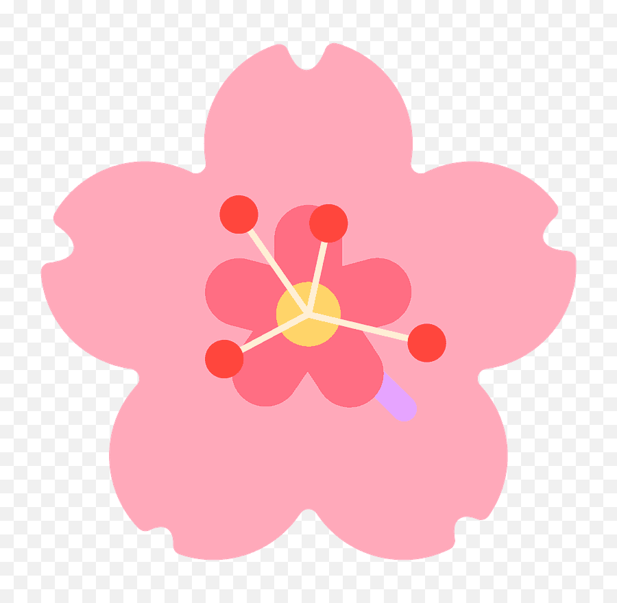 Pink Flower Emoji Transparent Png Pink Flower Emoji Png Flower Emoji Png Free Transparent Png Images Pngaaa Com
