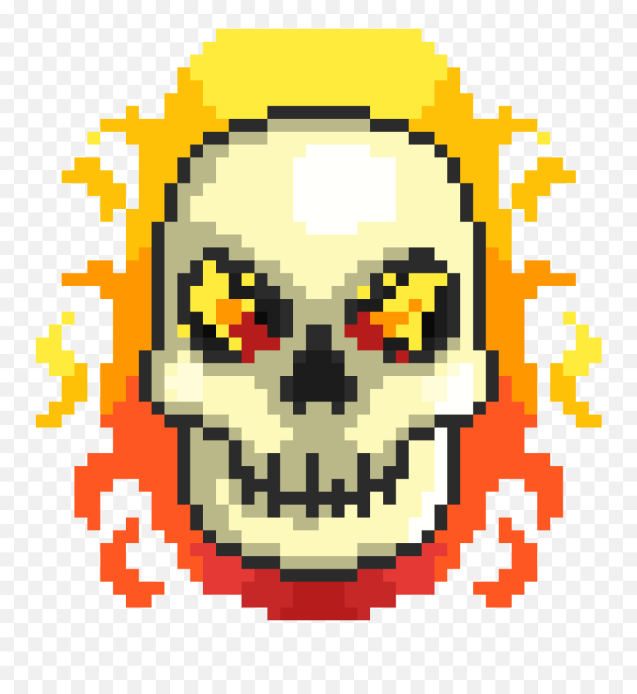 Cute Skull Pixel Art - Transparent Pixel Skull Png,Pixel Art Png