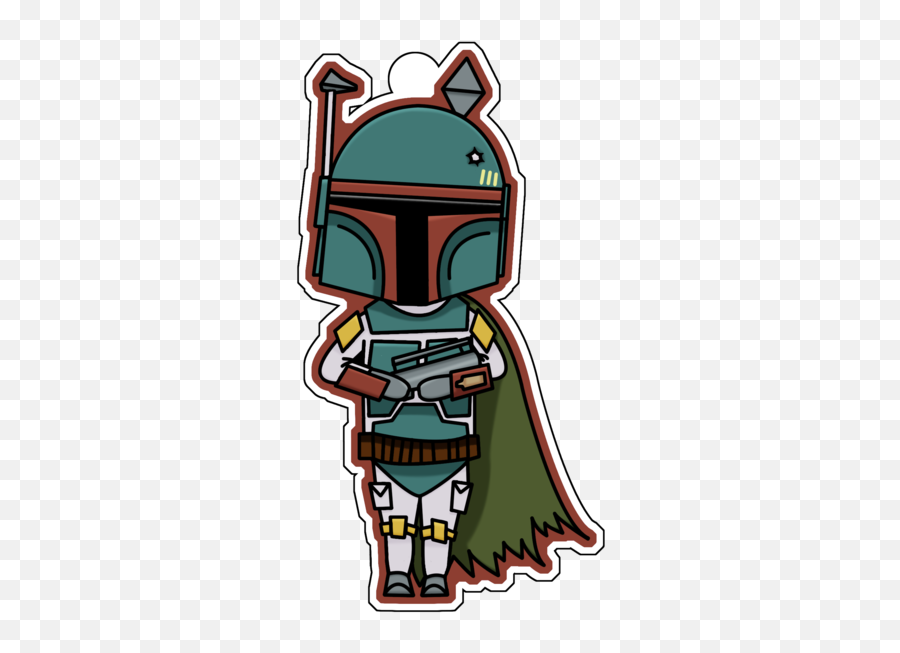 Boba Fett Badgekeychain Brittanyu0027s Designs Online Store - Star Wars Boba Fett Drawings Png,Boba Fett Png