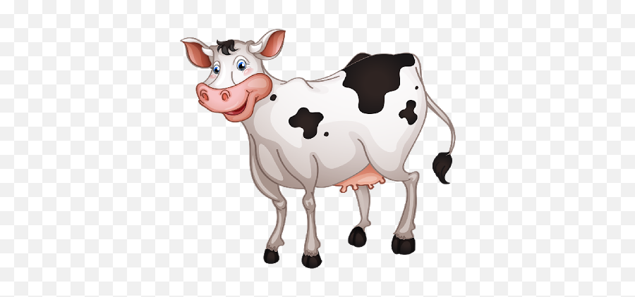 Fancy Cute Cow Clipart Funny Cows Farm Animal Images - Cow Vacas De Leite Desenho Png,Cow Clipart Png