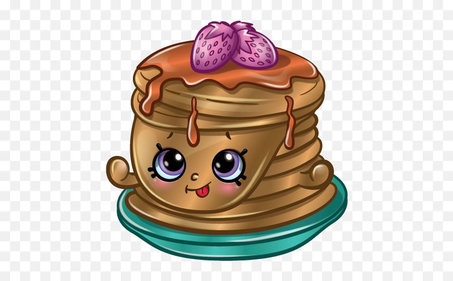 Berry Sweet Pancakes Art - Pintados Dibujos De Shopkins Shopkins Panqueque Png,Shopkins Png Images