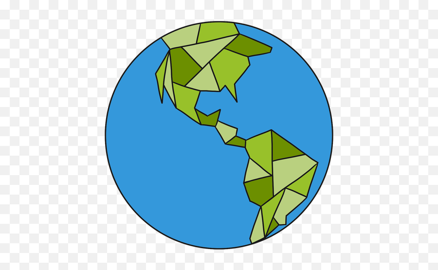 Planet Earth Globe America Border Flat - Planeta Tierra America Dibujo Png,America Png
