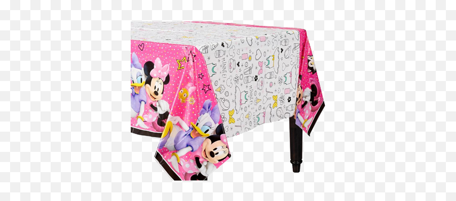 Minnie Mouse Table Cloth - Disney Minnie Mouse Tablecloth Png,Minnie Mouse Pink Png