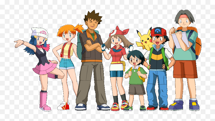 Download Pokémon Fond Du0027écran Called Personages - Pokemon Ash And Friends Png,Pokemon Ash Png