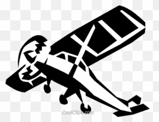 Single Engine Plane Royalty Free Vector Clip Art - Monomotor Png,Biplane Png