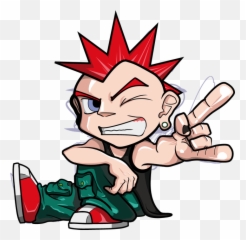 Ilustración Little Punk U2014 Steemit - Cartoon Png,Punk Png